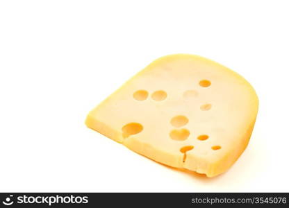 Cheese isolated on white background