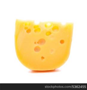 Cheese isolated on white background cutout
