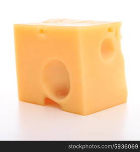 cheese isolated on white background cutout