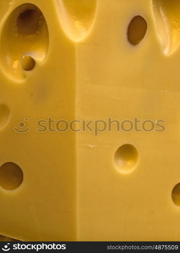 cheese with holes. cheese