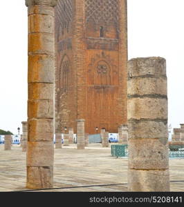 chellah in morocco africa the old roman deteriorated monument and site