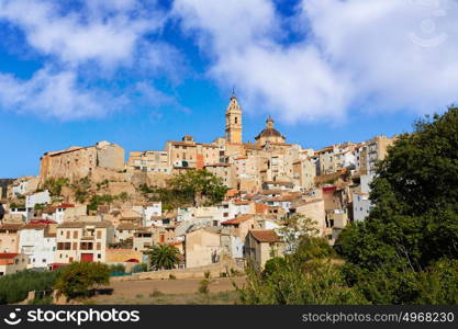 Chelva village skyline in Valencia of Spain Serranos area