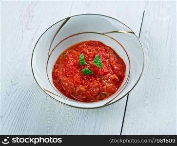Chemen tarifi - Turkish sauce adjika