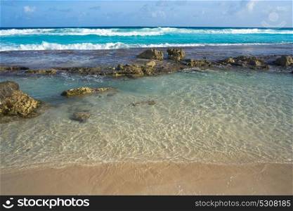 Chen Rio beach Cozumel island in Riviera Maya of Mayan Mexico