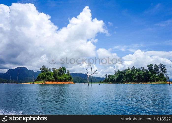 Cheow Lan Lake in Khao Sok National Park, Thailand. Cheow Lan Lake, Khao Sok National Park, Thailand