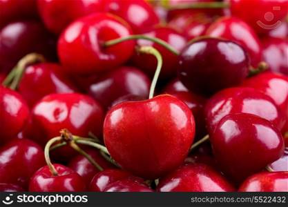 cherries as background