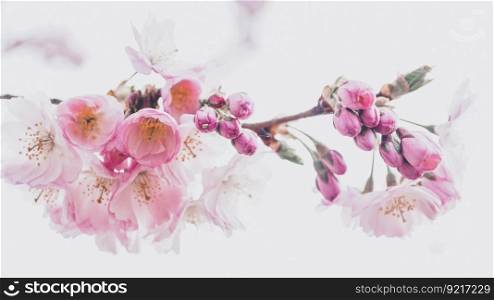 cherry blossoms petals nature tree