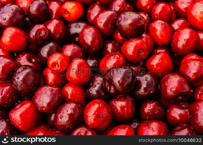 cherry Fruit Background, cherry Texture Pattern