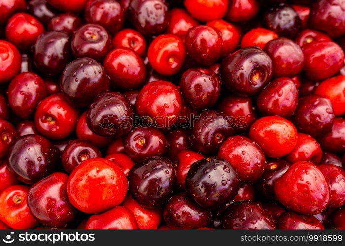 cherry Fruit Background, cherry Texture Pattern