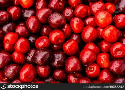 cherry Fruit Background, cherry Texture Pattern