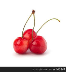 Cherry isolated on white background