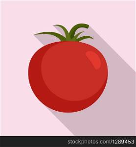 Cherry tomato icon. Flat illustration of cherry tomato vector icon for web design. Cherry tomato icon, flat style
