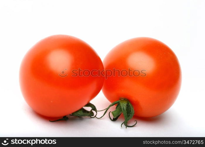 cherry tomato isolated on white background