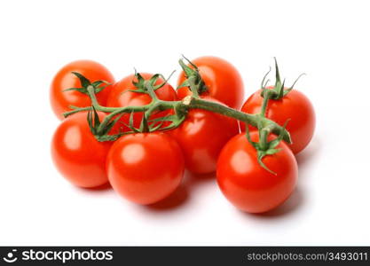 cherry tomato isolated on white background
