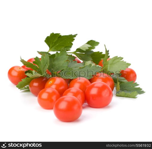 Cherry tomato isolated on white background