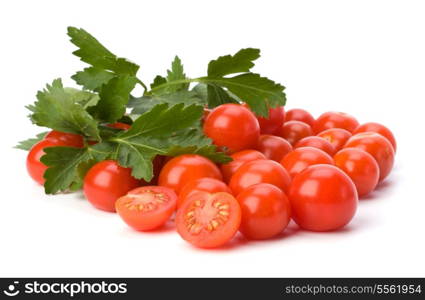 Cherry tomato isolated on white background