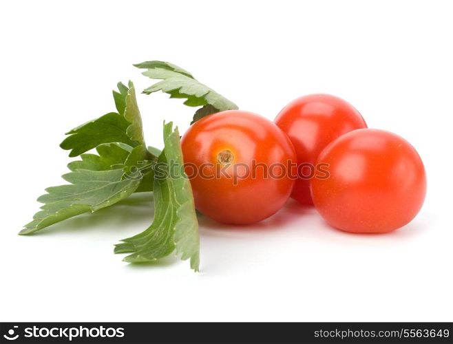 Cherry tomato isolated on white background