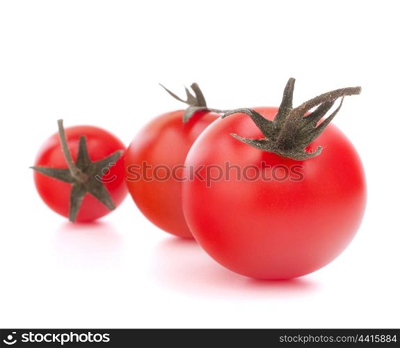 Cherry tomato isolated on white background cutout