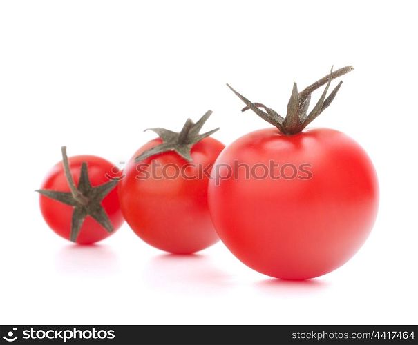 Cherry tomato isolated on white background cutout