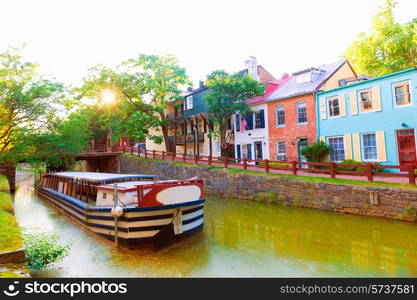 Chesapeake and Ohio Canal National Historical Park in Georgetown Washington DC