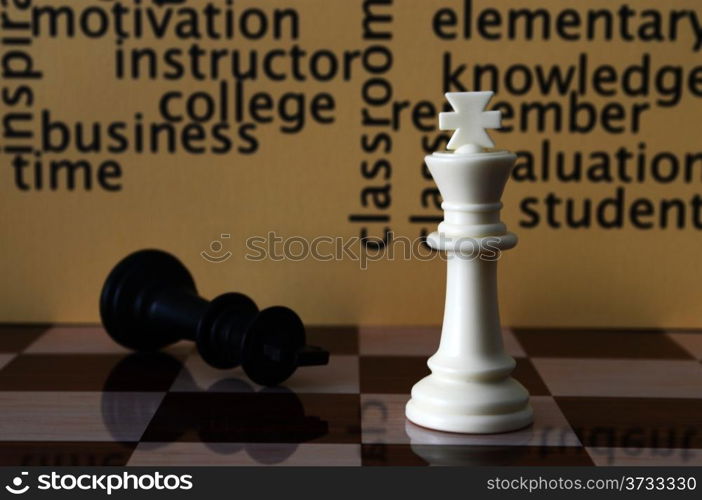 Chess and education concept