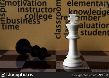 Chess and education concept