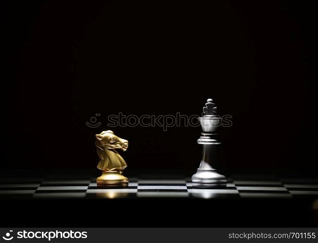 chess board game concept for competition and strategy