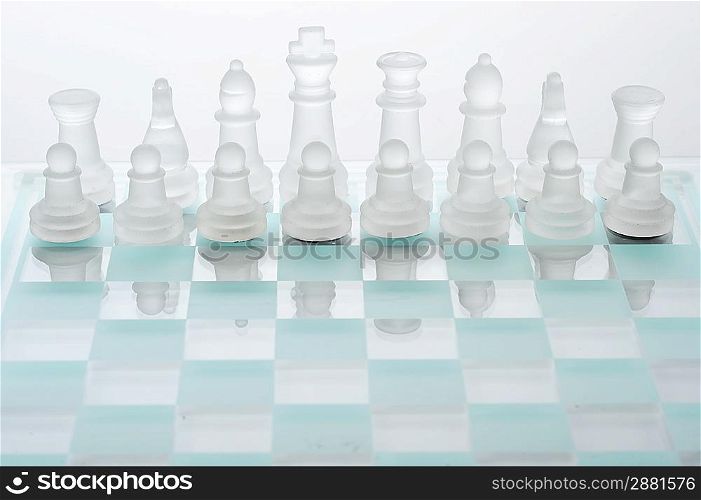 chess board ready for the game
