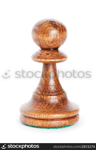 Chess figure isolated on the white background