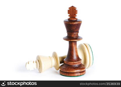 Chess figure isolated on the white background