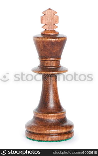 Chess figure isolated on the white background