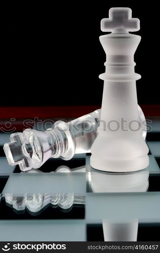 Chess kings battle