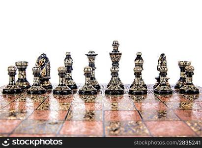 chess on a white background