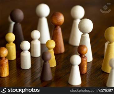 chess pieces 3d form