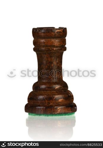 Chess pieces isolated on a white background