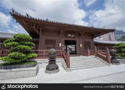 Chi lin Nunnery, Tang dynasty style temple, Hong Kong, China