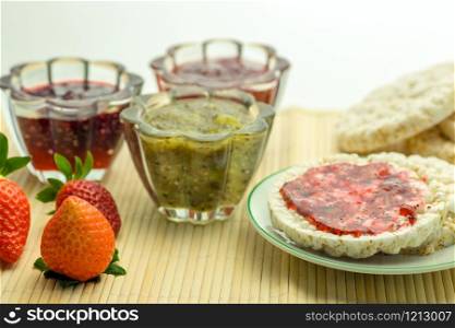 Chia-Jam-1. Jam from fresh fruits with chia seeds