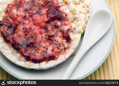 Chia-Jam-16. Jam from fresh fruits with chia seeds