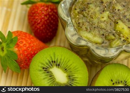 Chia-Jam-18. Jam from fresh fruits with chia seeds