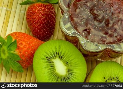 Chia-Jam-19. Jam from fresh fruits with chia seeds