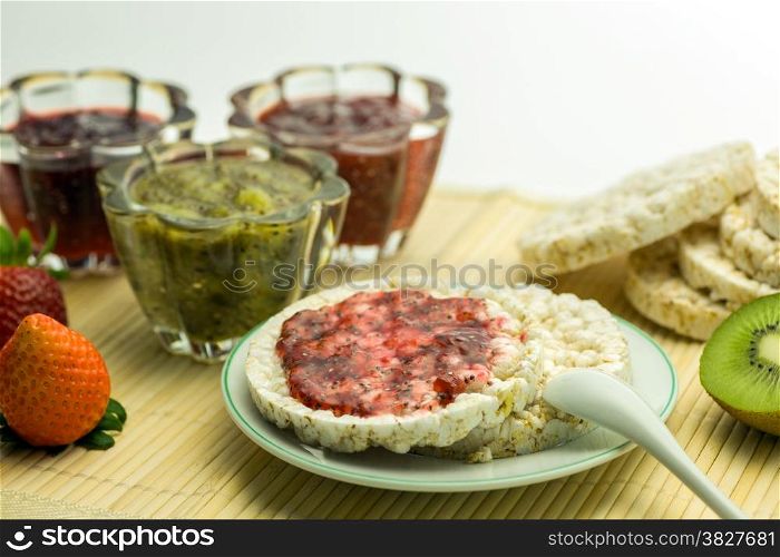 Chia-Jam-2. Jam from fresh fruits with chia seeds