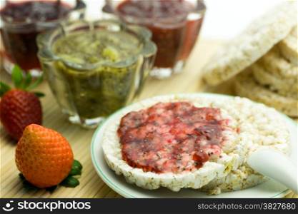 Chia-Jam-3. Jam from fresh fruits with chia seeds