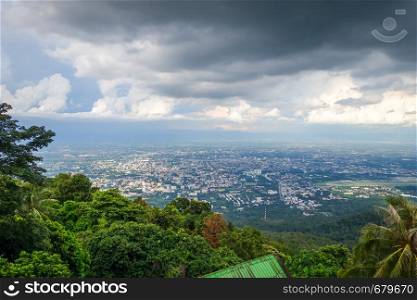 Chiang Mai city, mountains and jungle landscape, Thailand. Chiang Mai, mountains and jungle landscape, Thailand