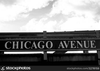 Chicago Avenue sign