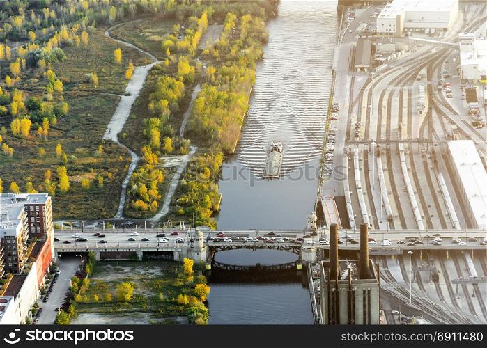 Chicago canal tranportation system