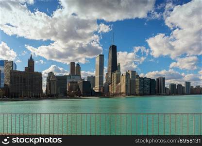 Chicago City Skyline, Illinois, USA