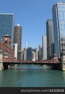 Chicago river, Illinois
