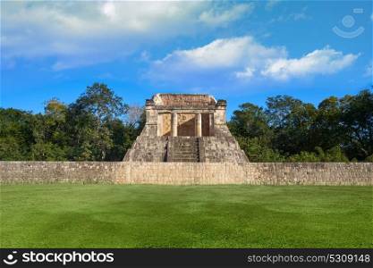 Chichen Itza north temple in Mexico Yucatan