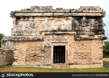 Chichen Itza nun grouping Las Monjas Mayan nunnery Mexico Yucatan