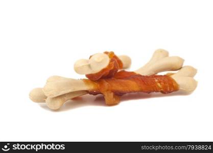 Chicken Bones isolated on white background